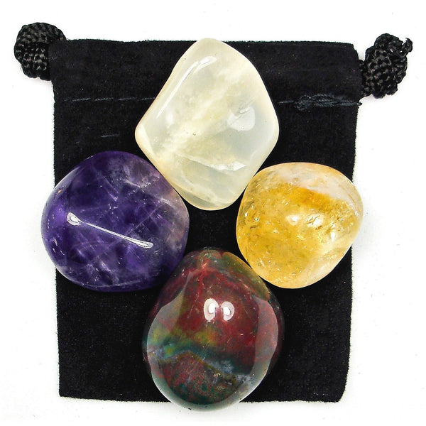 Psychic Intuition Tumbled Crystal Healing Set