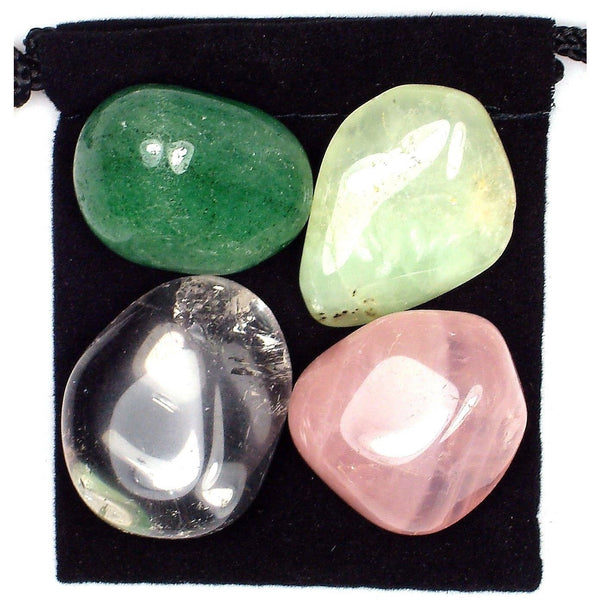 Chest Relief Tumbled Crystal Healing Set