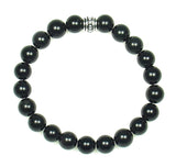Tourmaline 8mm Round Crystal Bead Bracelet