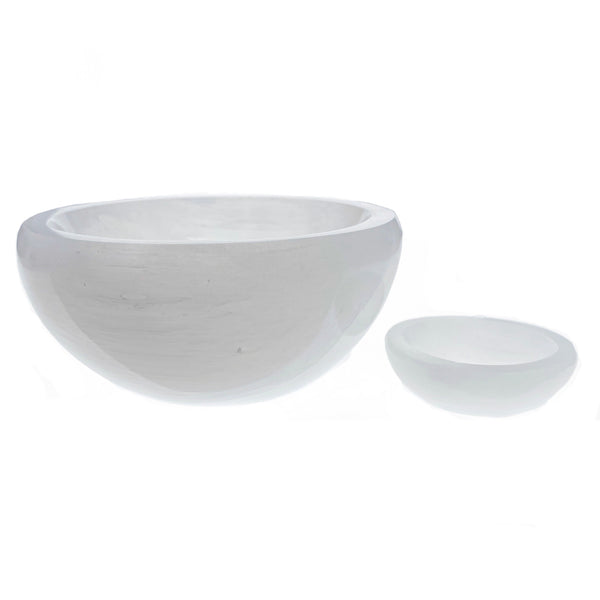 Satin Spar Selenite Crystal Charging Bowl