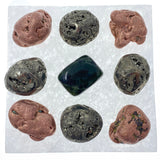 Satin Spar Selenite Square Crystal Charging Plate