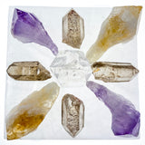 Satin Spar Selenite Square Crystal Charging Plate