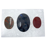 Satin Spar Selenite Rectangle Crystal Charging Plate