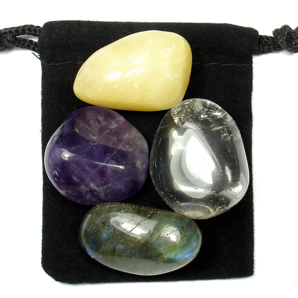 Higher Consciousness Tumbled Crystal Healing Set
