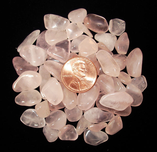 Rose Quartz Tumbled Crystal Sharing Stones