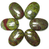 Dragon Blood Jasper Crystal Mini Palm Stone / Worry Stone