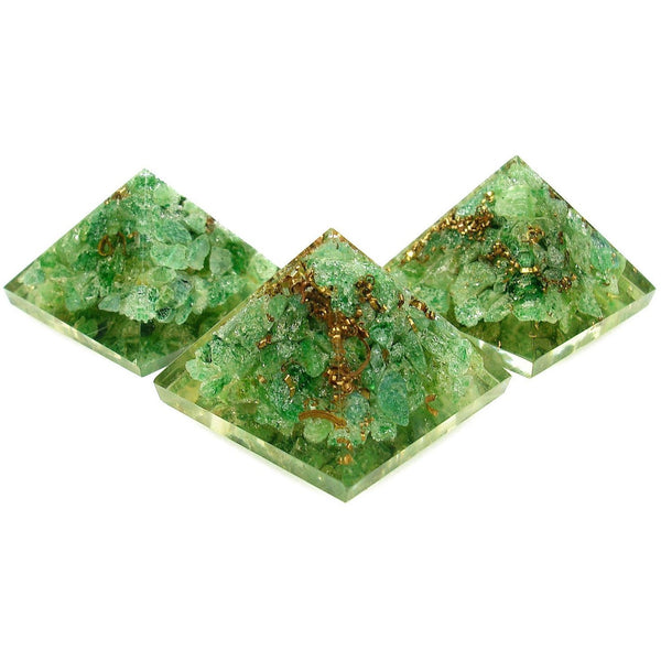 Orgone Green Aventurine Crystal Pyramid