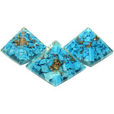 Orgone Howlite (dyed) Crystal Pyramid