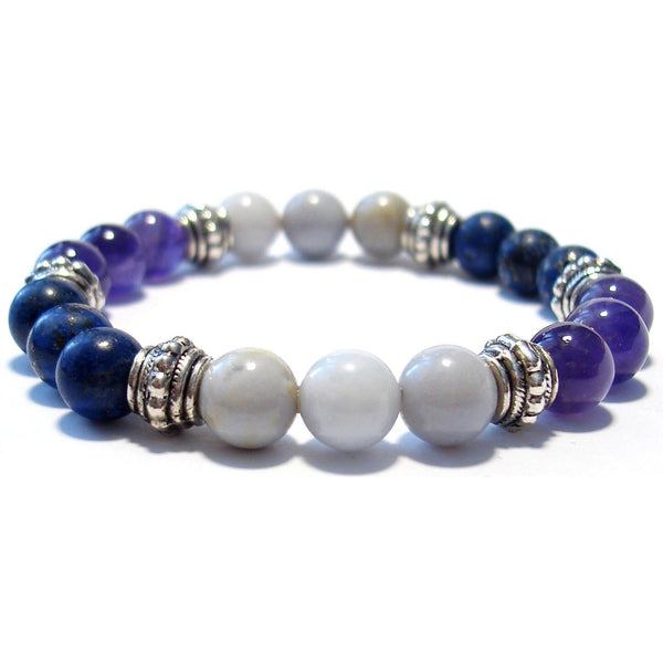 Anger Release 8mm Crystal Intention Bracelet