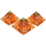 Orgone Carnelian Crystal Pyramid