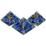 Orgone Lapis Lazuli Crystal Pyramid