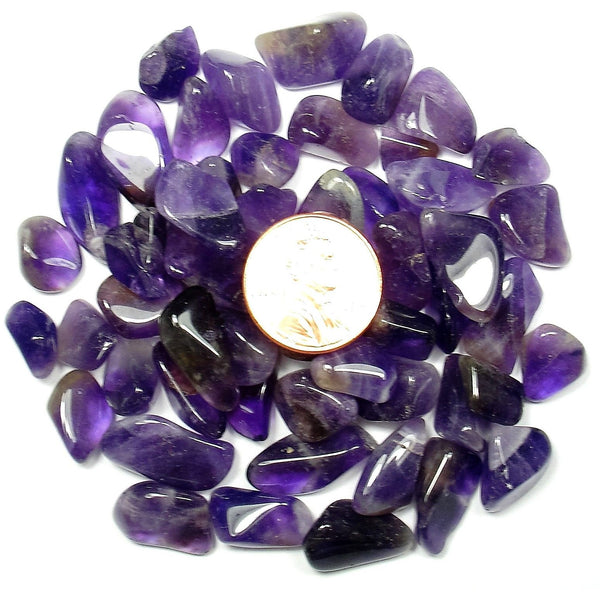 Amethyst Tumbled Crystal Sharing Stones