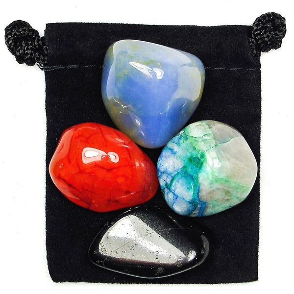Negative Thoughts Tumbled Crystal Healing Set