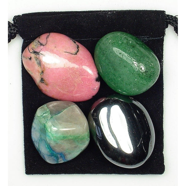 Hip Support Tumbled Crystal Healing Set