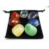 Chakra 7 Stone Tumbled Crystal Healing Set - Style 2