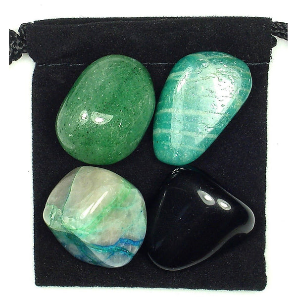 Muscle Reliever Tumbled Crystal Healing Set