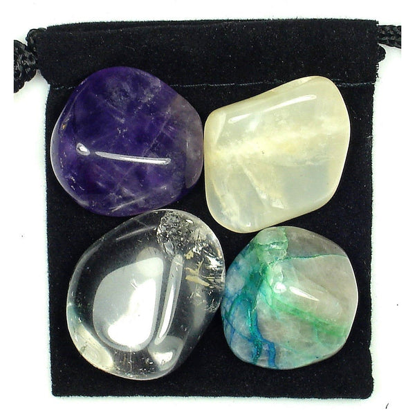 Pre Menstrual Syndrome (PMS) Relief Tumbled Crystal Healing Set