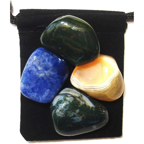 Lymphatic System Tumbled Crystal Healing Set
