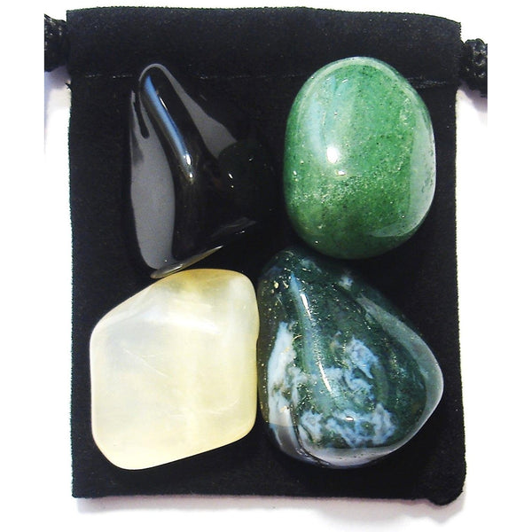 Inner Stability Tumbled Crystal Healing Set