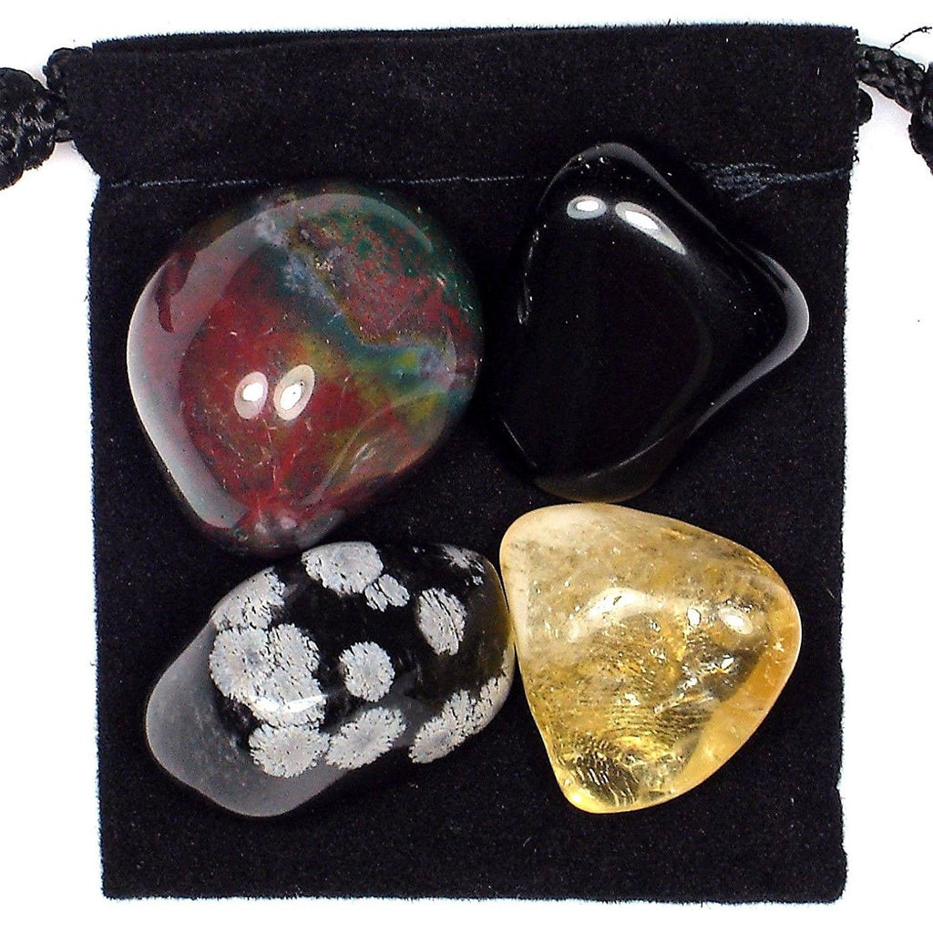 Blood Circulation Tumbled Crystal Healing Set The Is In You