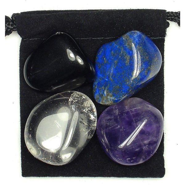 Pain Relief Tumbled Crystal Healing Set