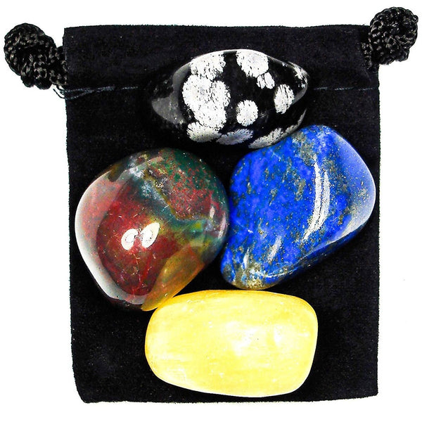 Mental Relaxation Tumbled Crystal Healing Set