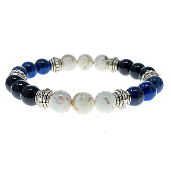 True To Yourself 8mm Crystal Intention Bracelet