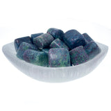 Satin Spar Selenite Lens Shape Crystal Charging Bowl