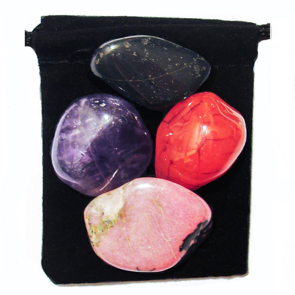 Cancer Fighter Tumbled Crystal Healing Set