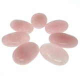 Rose Quartz Crystal Mini Palm Stone / Worry Stone