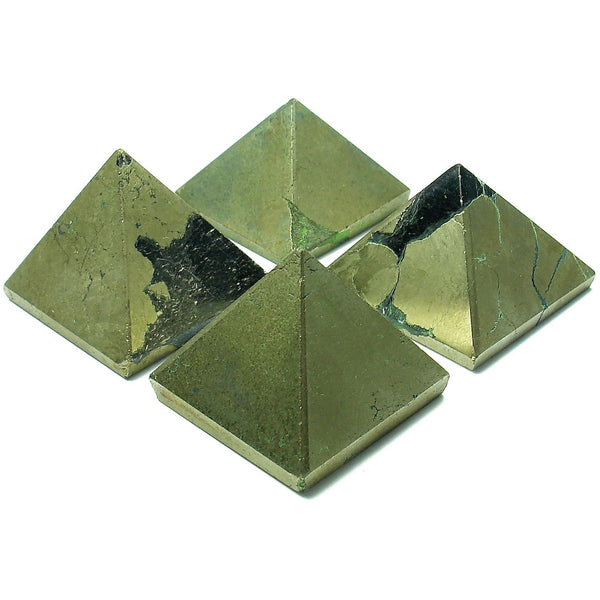 Iron Pyrite Crystal Pyramid