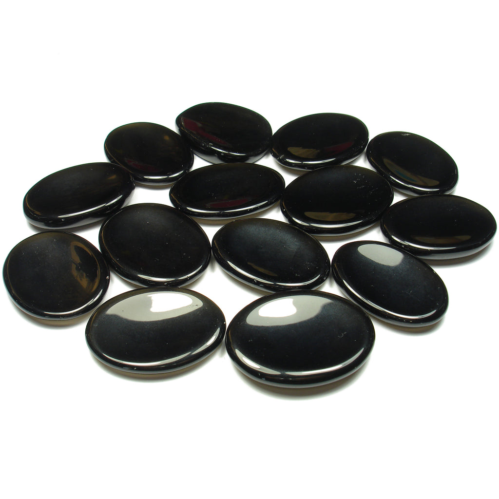 Obsidian (Black) Crystal Worry Stone | The Magic Is In You