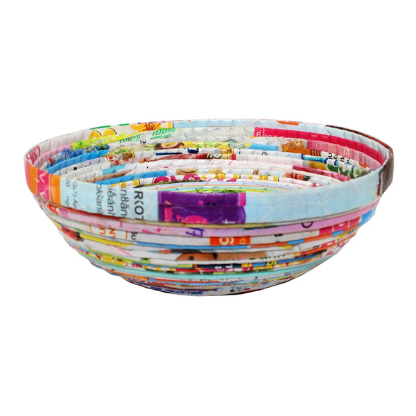 Dish - Recycled Magazine Decorative Trinket Bowl