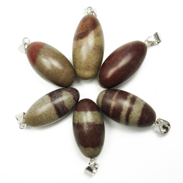 Shiva Lingam Natural Tumbled Pendant