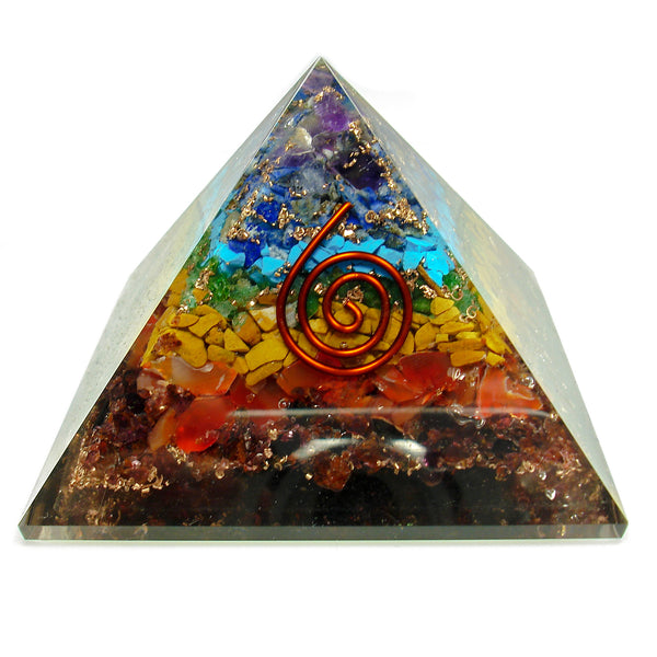 Orgone Chakra Balancer Crystal Pyramid
