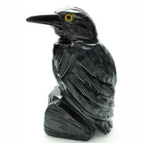 Black Onyx Raven (Crow) Spirit Animal - (3 inch)