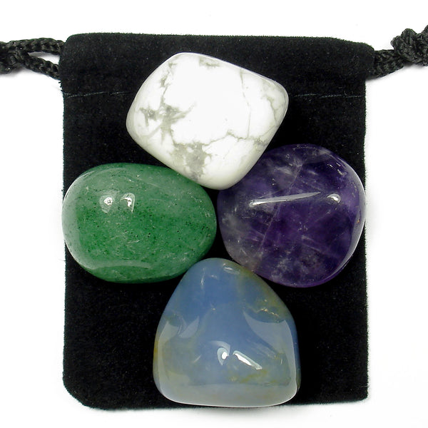 Anger Release Tumbled Crystal Healing Set