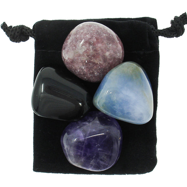 Obsessive Compulsive Disorder (OCD) Relief Tumbled Crystal Healing Set