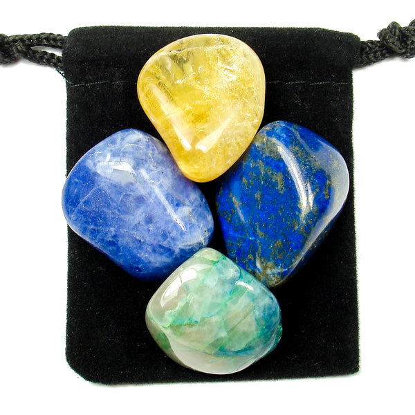 Thyroid Manager Tumbled Crystal Healing Set