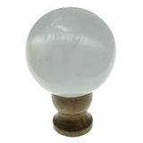 Satin Spar Selenite Crystal Sphere (50-55mm) with Stand
