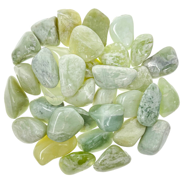 New Jade Serpentine Tumbled Crystal Specimen