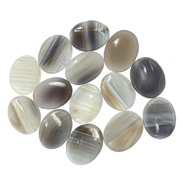 Agate (Banded) Crystal Worry Stone