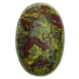 Dragon Blood Jasper Crystal Mini Palm Stone / Worry Stone