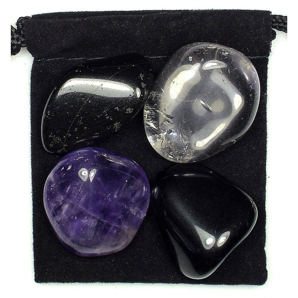 Physical Tension Relief Tumbled Crystal Healing Set