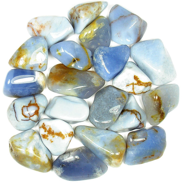 Blue Chalcedony Tumbled Crystal Specimen