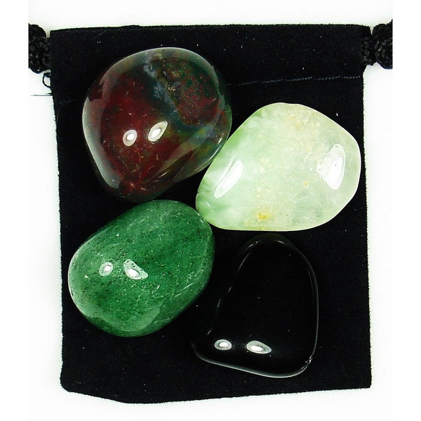 For the Healer Tumbled Crystal Healing Set