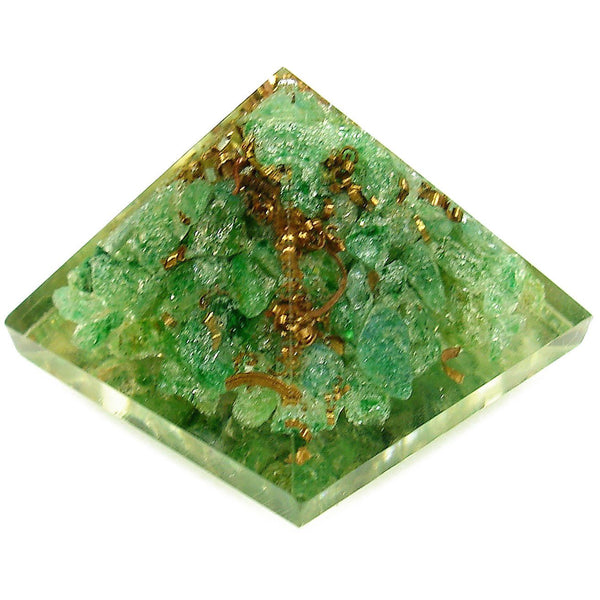 Orgone Green Aventurine Crystal Pyramid