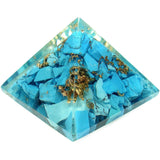 Orgone Howlite (dyed) Crystal Pyramid