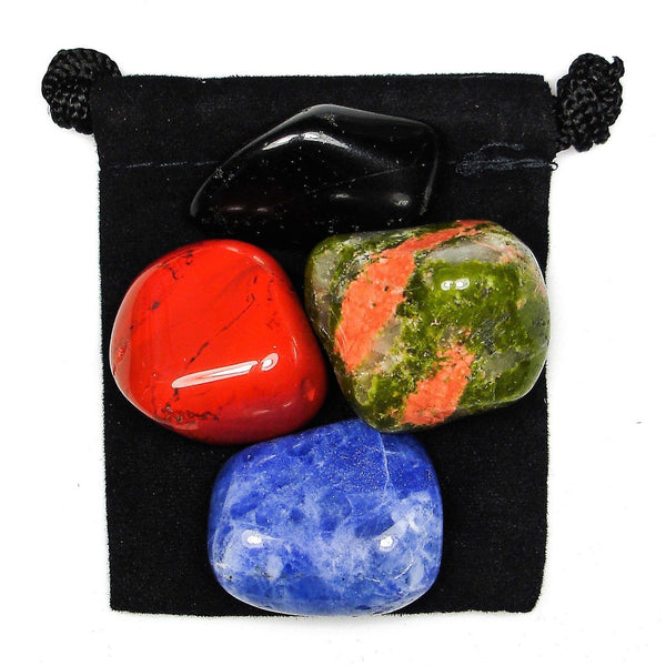 Electromagnetic Pollution Tumbled Crystal Healing Set
